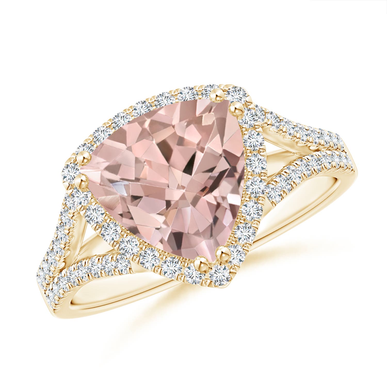 AA - Morganite / 2.36 CT / 14 KT Yellow Gold