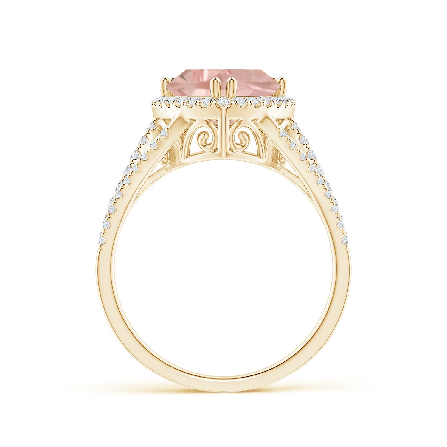 AA - Morganite / 2.36 CT / 14 KT Yellow Gold