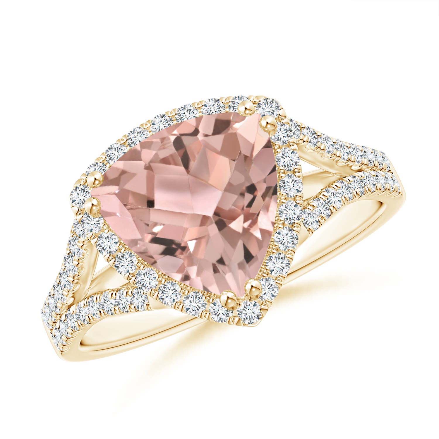 AAA - Morganite / 2.36 CT / 14 KT Yellow Gold