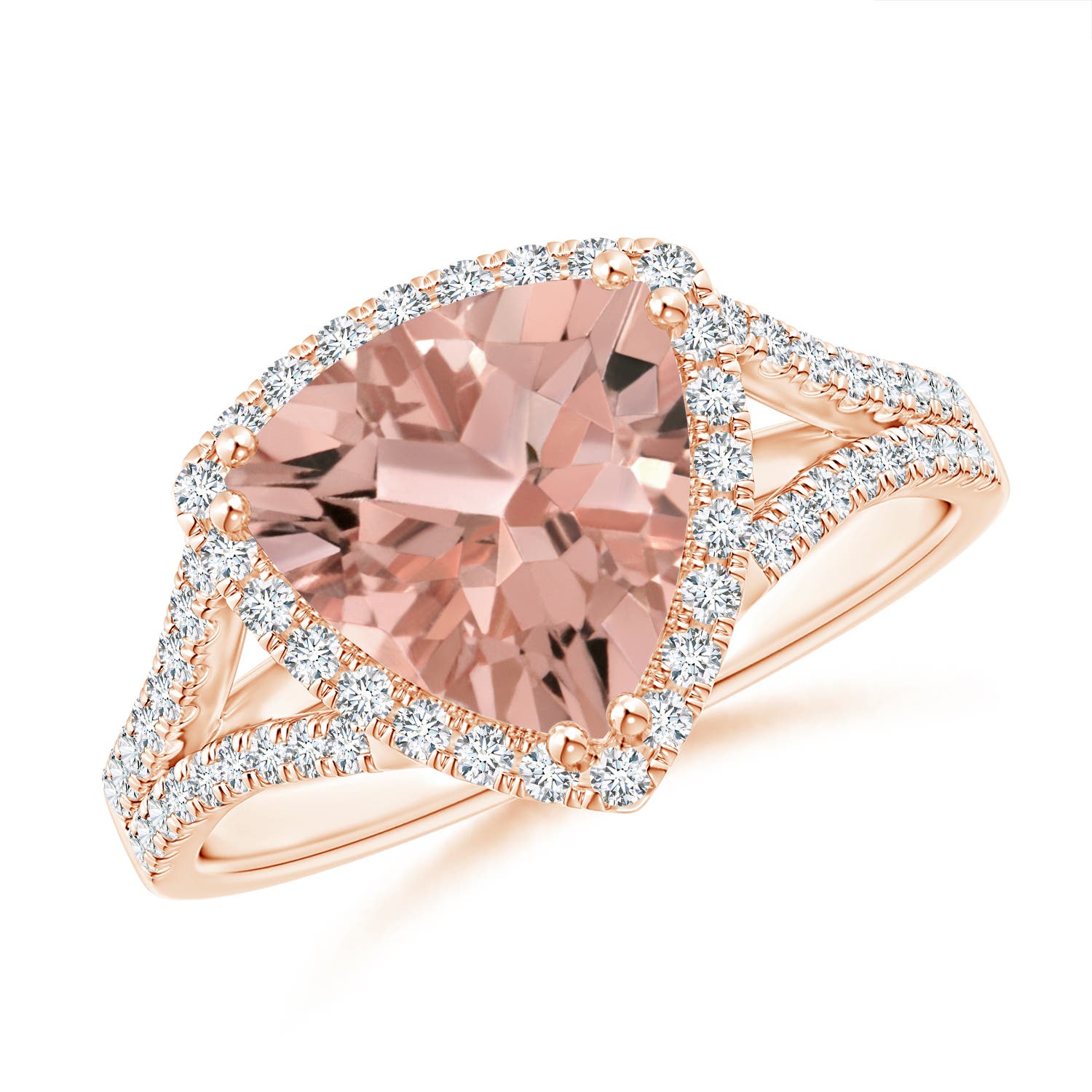 AAAA - Morganite / 2.36 CT / 14 KT Rose Gold