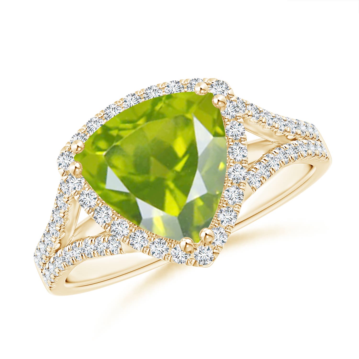 AA - Peridot / 3.06 CT / 14 KT Yellow Gold