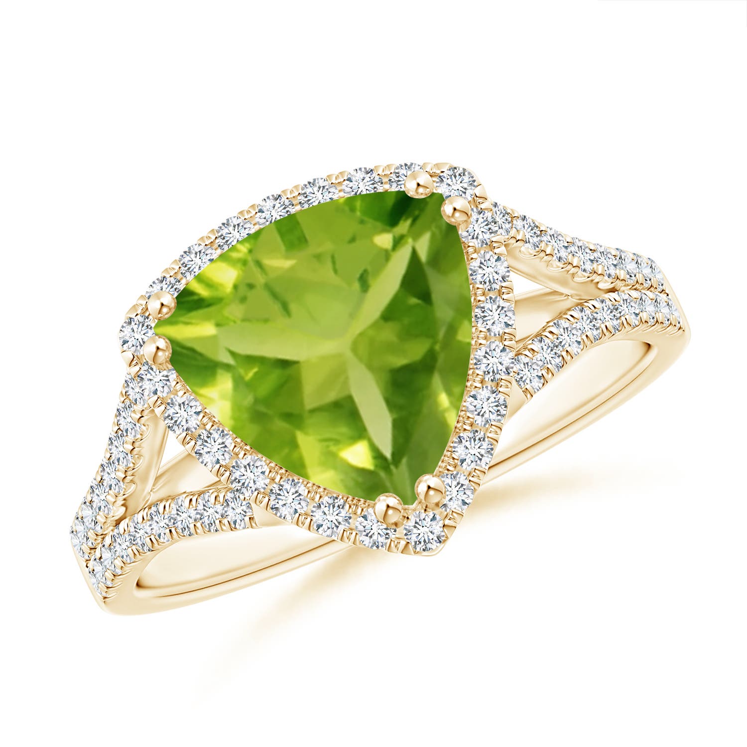 AAA - Peridot / 3.06 CT / 14 KT Yellow Gold