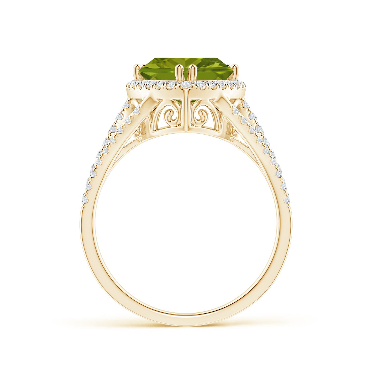 AAA - Peridot / 3.06 CT / 14 KT Yellow Gold