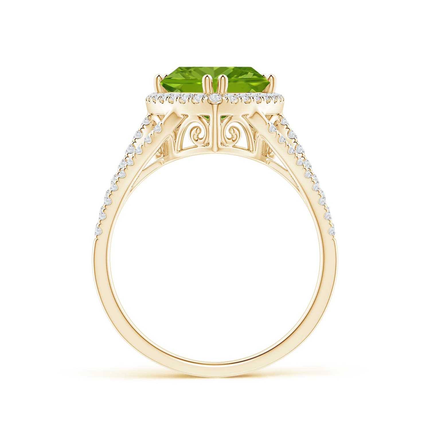 AAAA - Peridot / 3.06 CT / 14 KT Yellow Gold