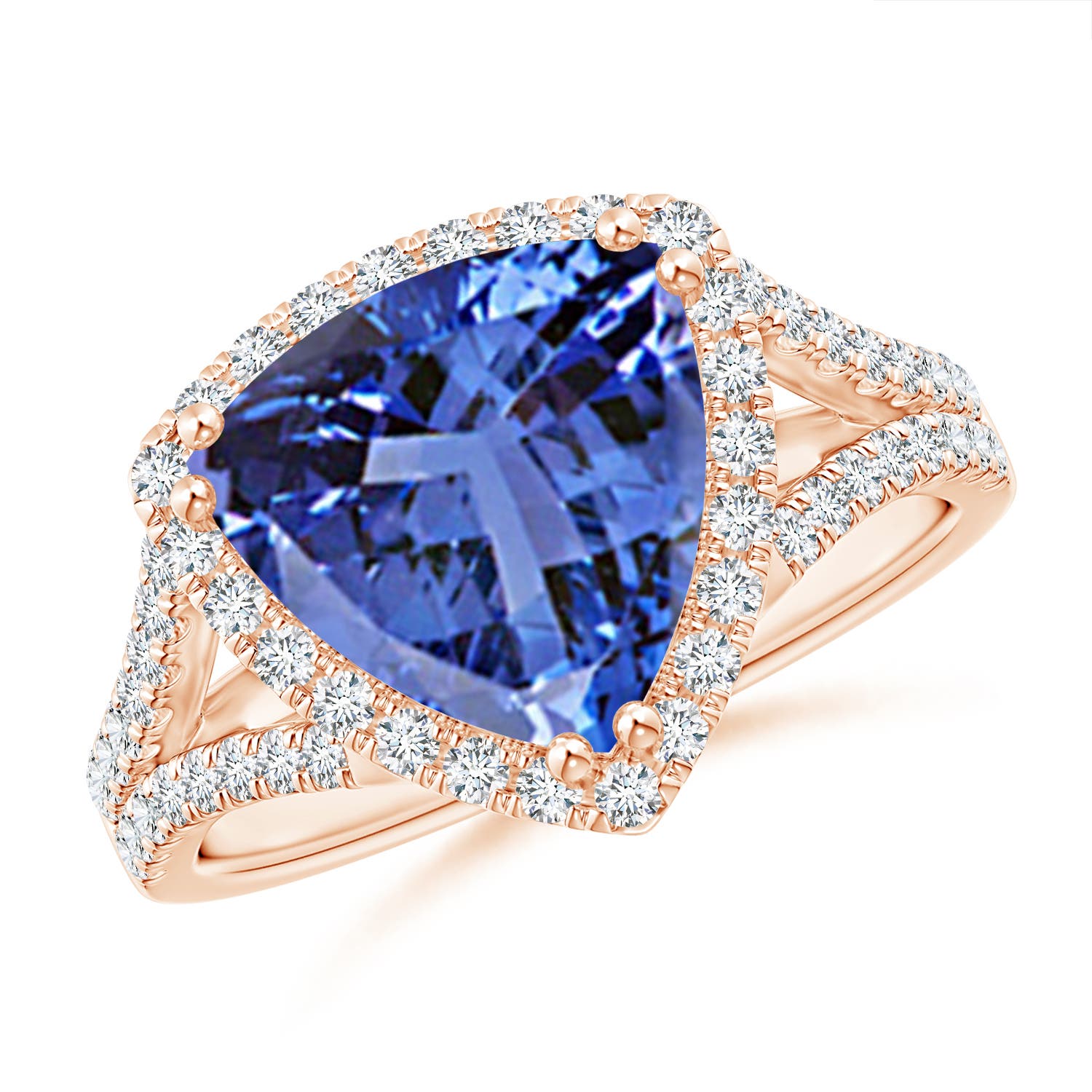 AA - Tanzanite / 3.56 CT / 14 KT Rose Gold