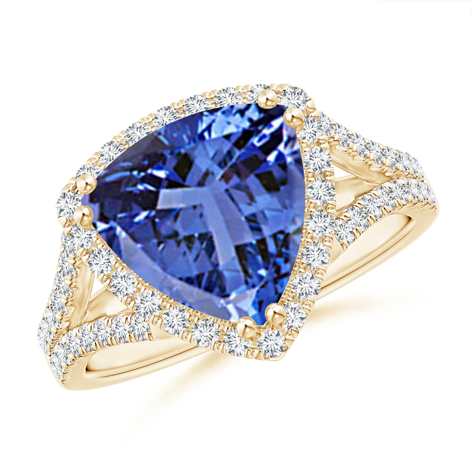 AA - Tanzanite / 3.56 CT / 14 KT Yellow Gold