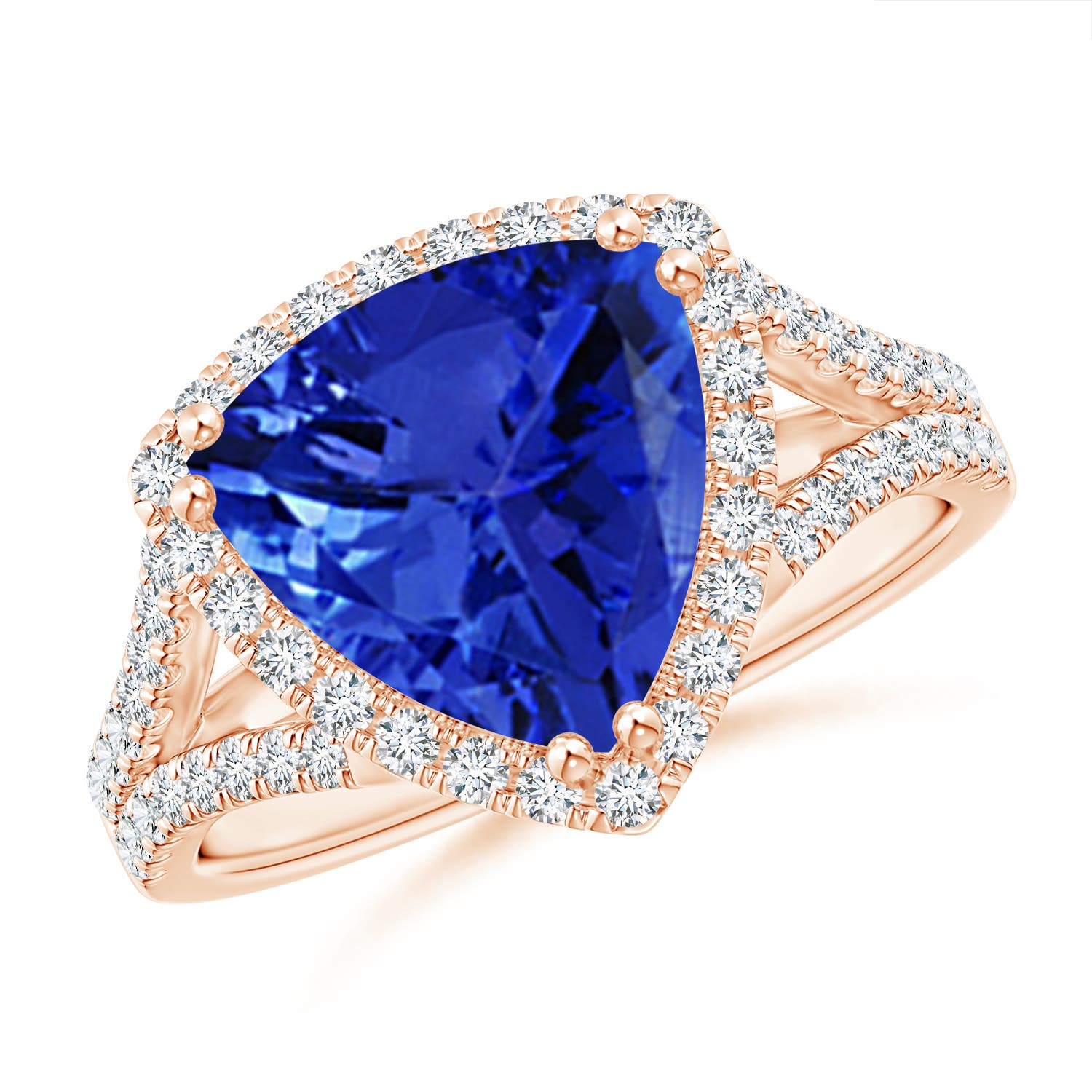 AAA - Tanzanite / 3.56 CT / 14 KT Rose Gold