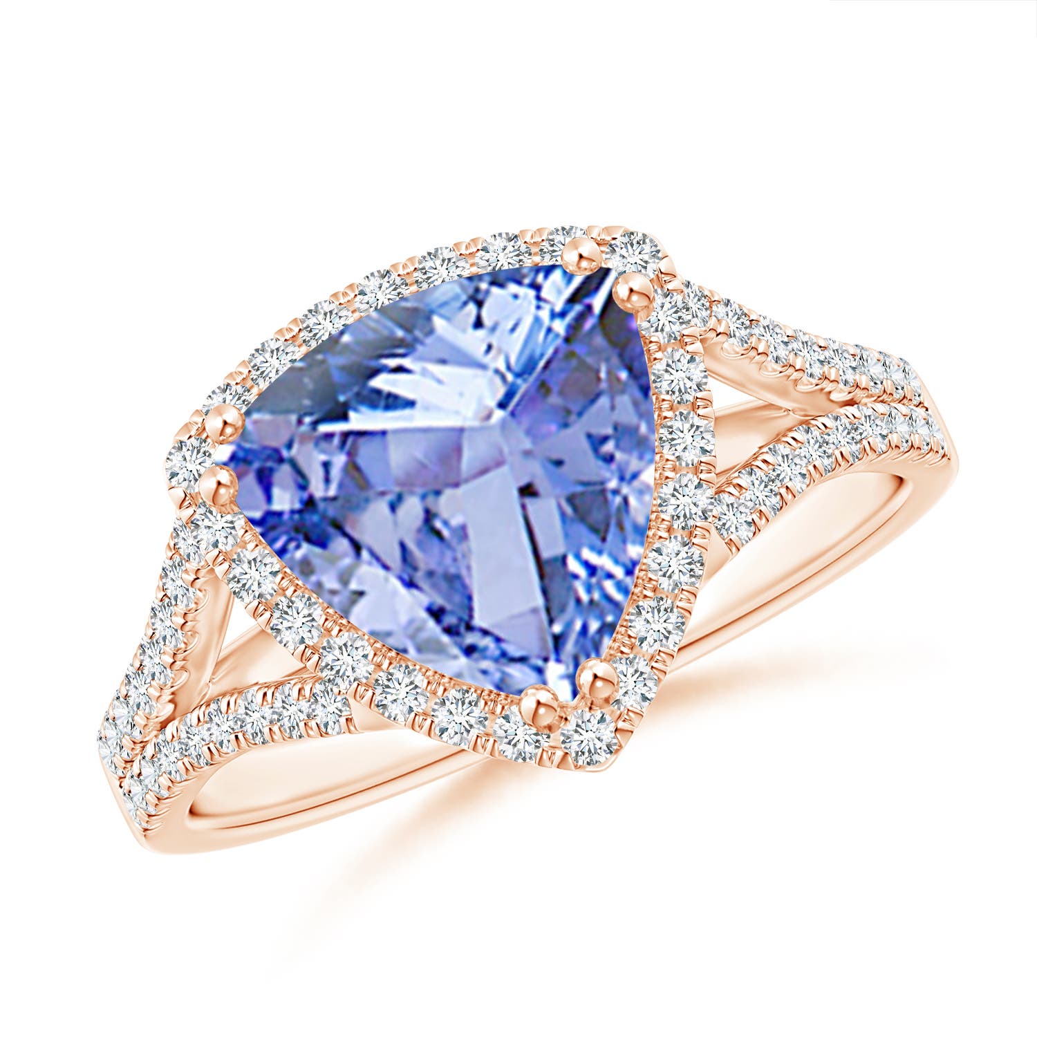 A - Tanzanite / 2.91 CT / 14 KT Rose Gold