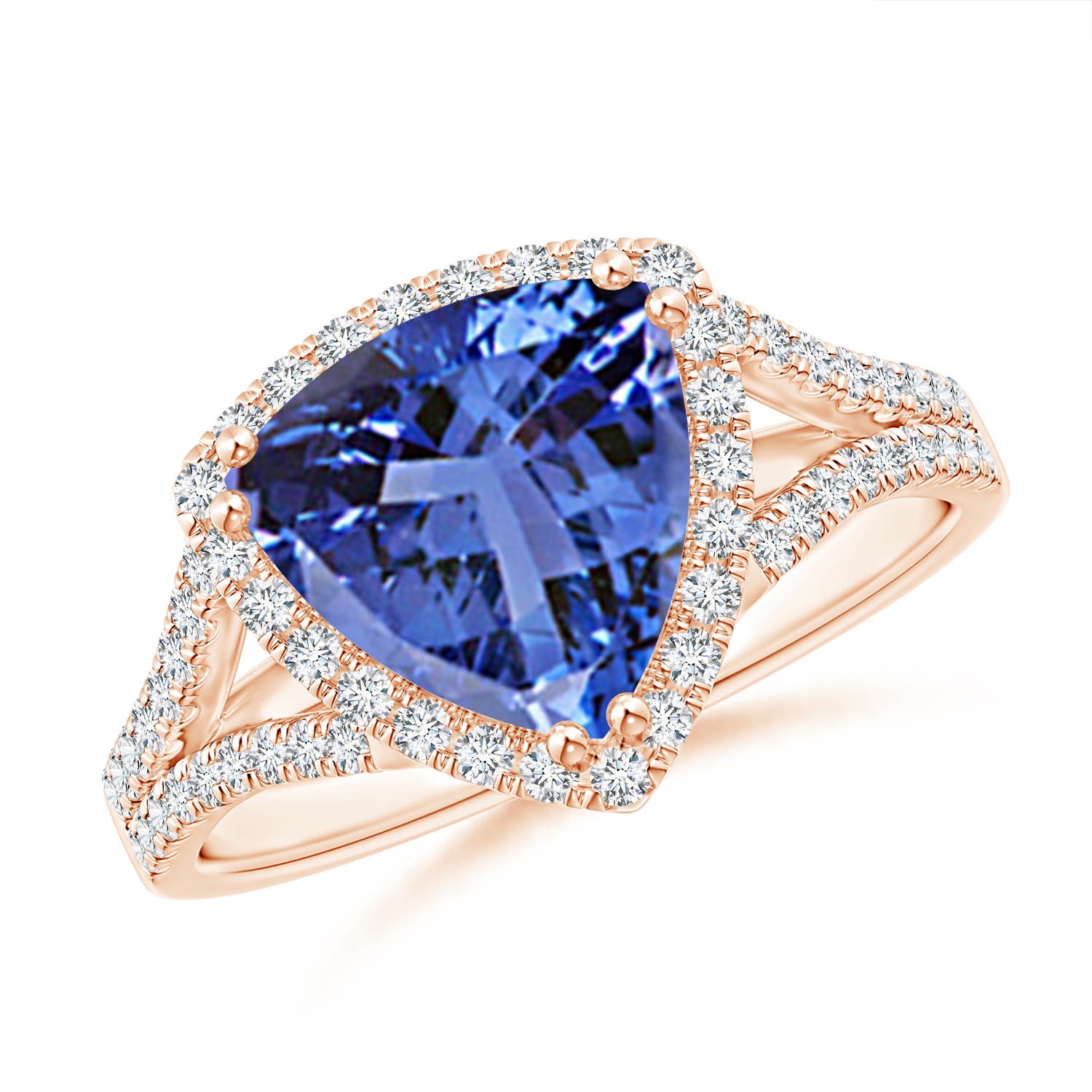 AA - Tanzanite / 2.91 CT / 14 KT Rose Gold