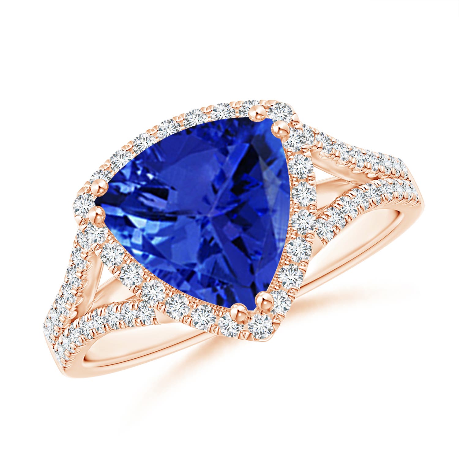 AAA - Tanzanite / 2.91 CT / 14 KT Rose Gold