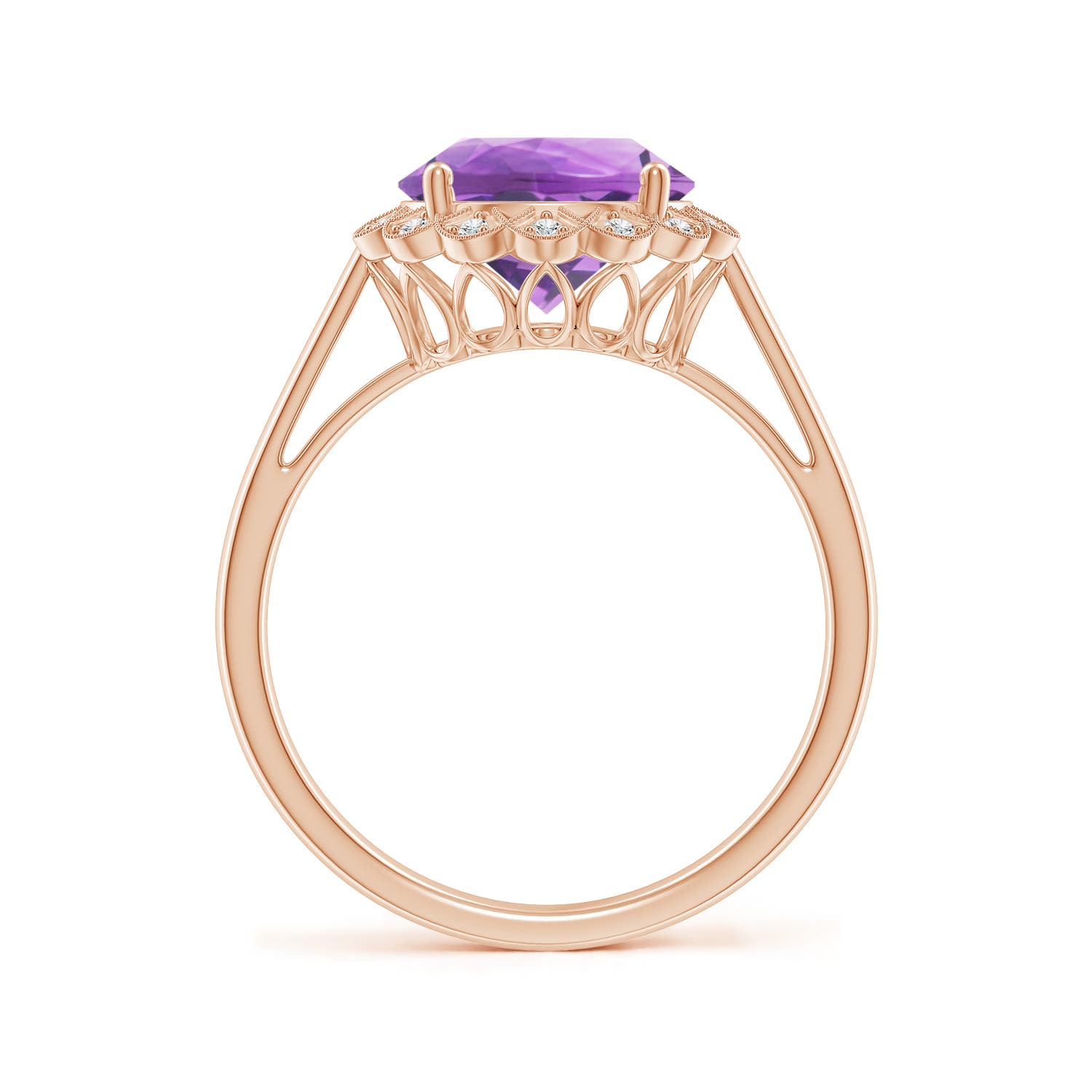 A- Amethyst / 2.52 CT / 14 KT Rose Gold