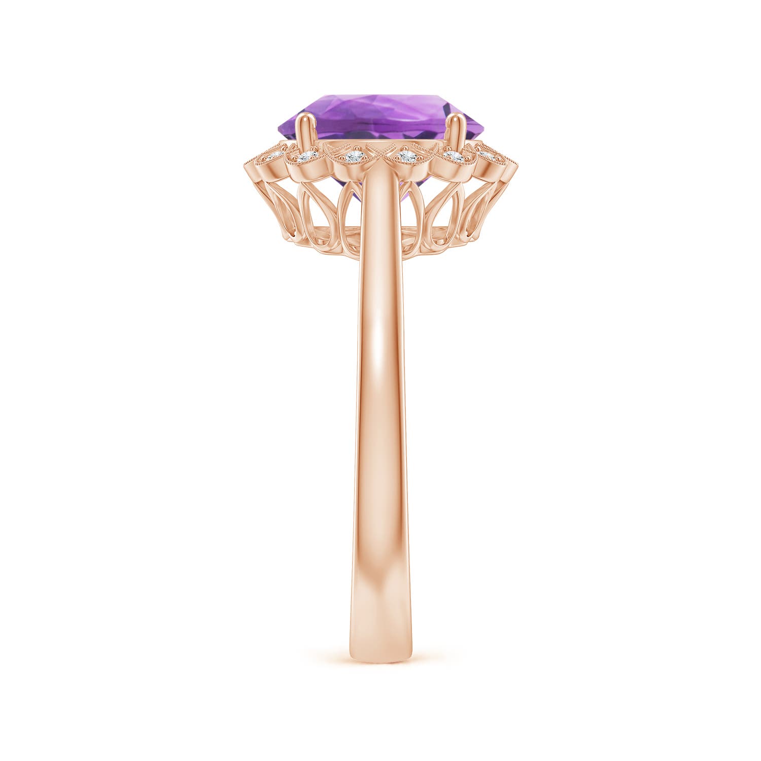 A - Amethyst / 2.52 CT / 14 KT Rose Gold