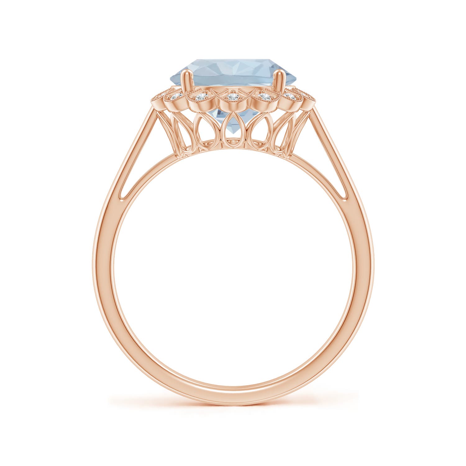 A - Aquamarine / 2.37 CT / 14 KT Rose Gold