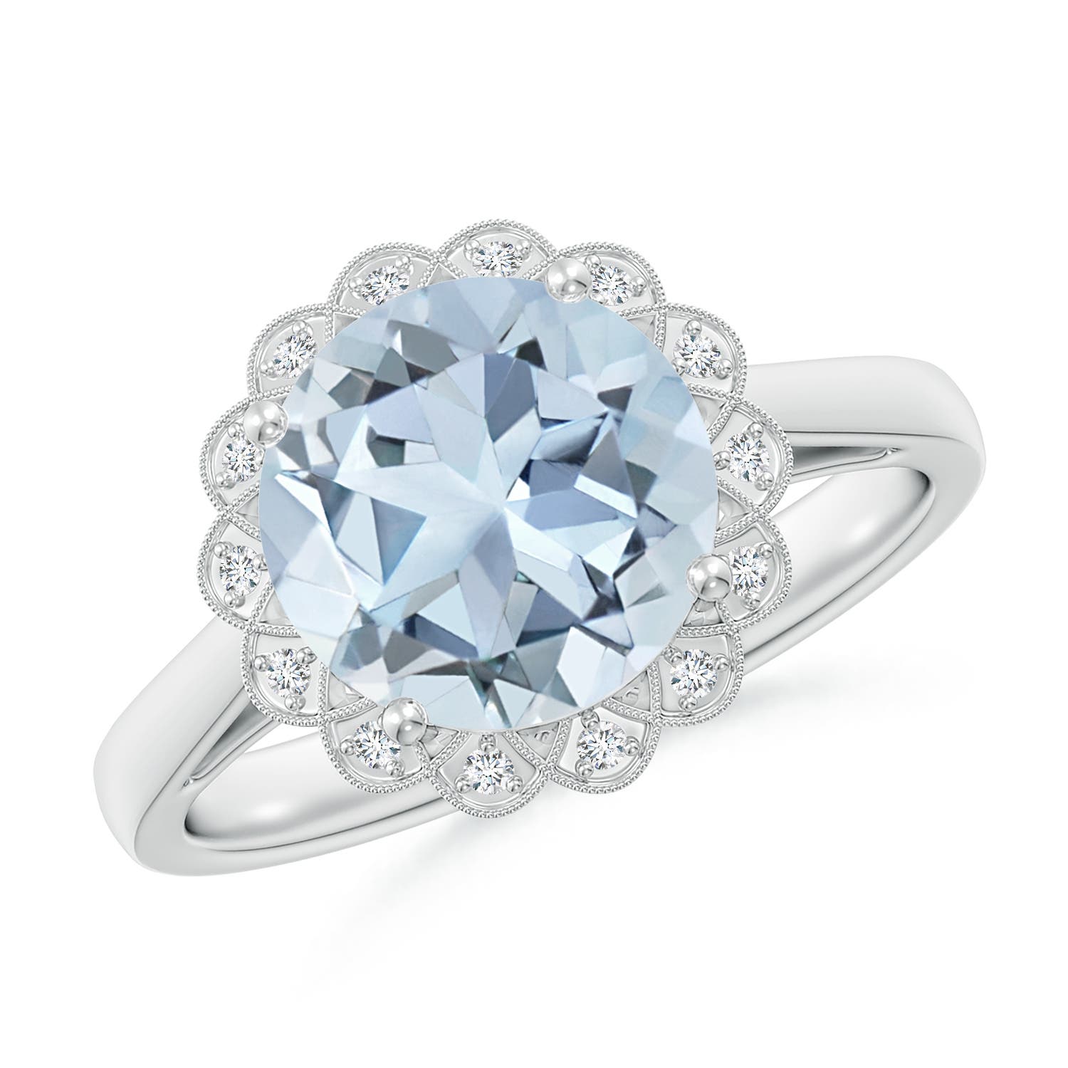 A - Aquamarine / 2.37 CT / 14 KT White Gold