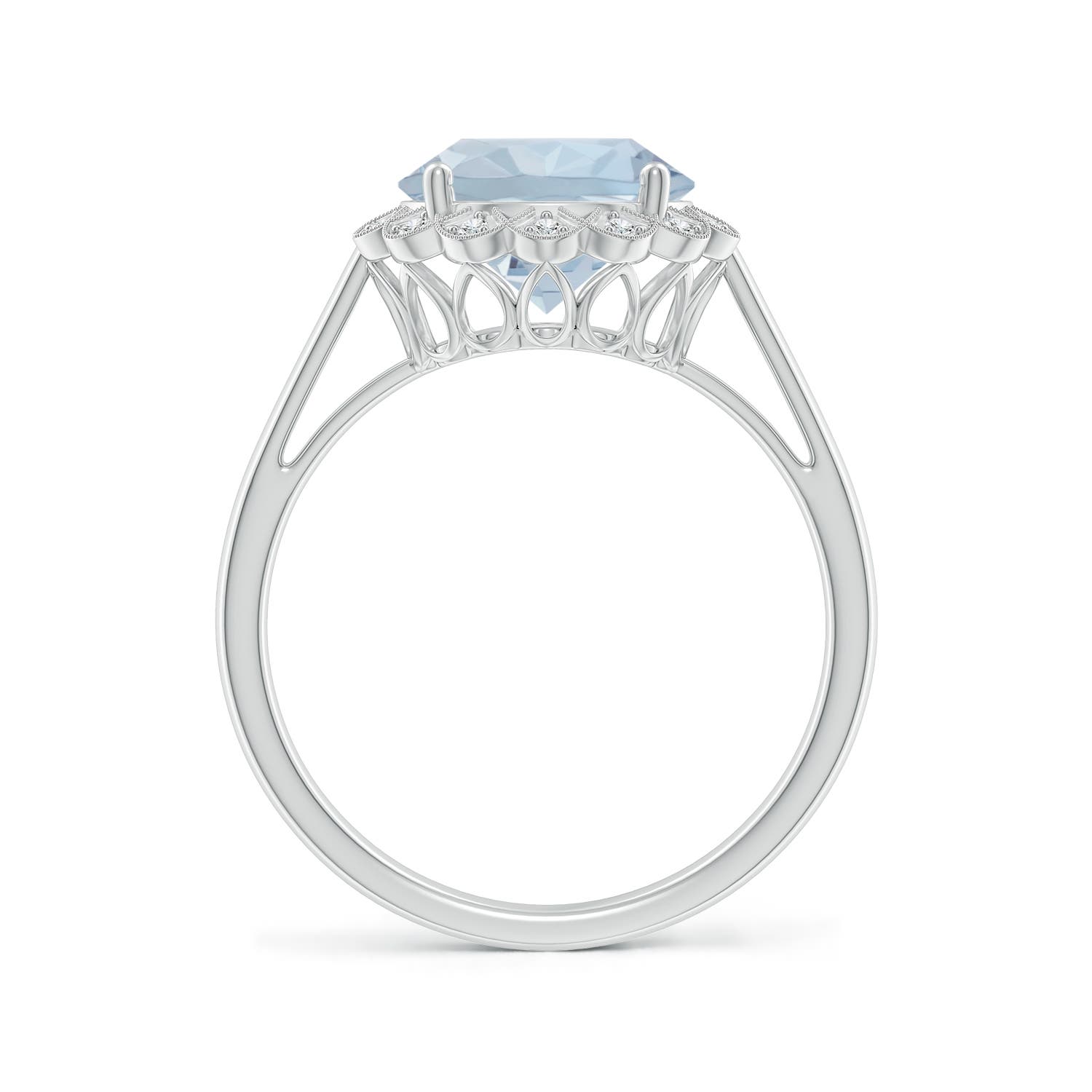 A - Aquamarine / 2.37 CT / 14 KT White Gold