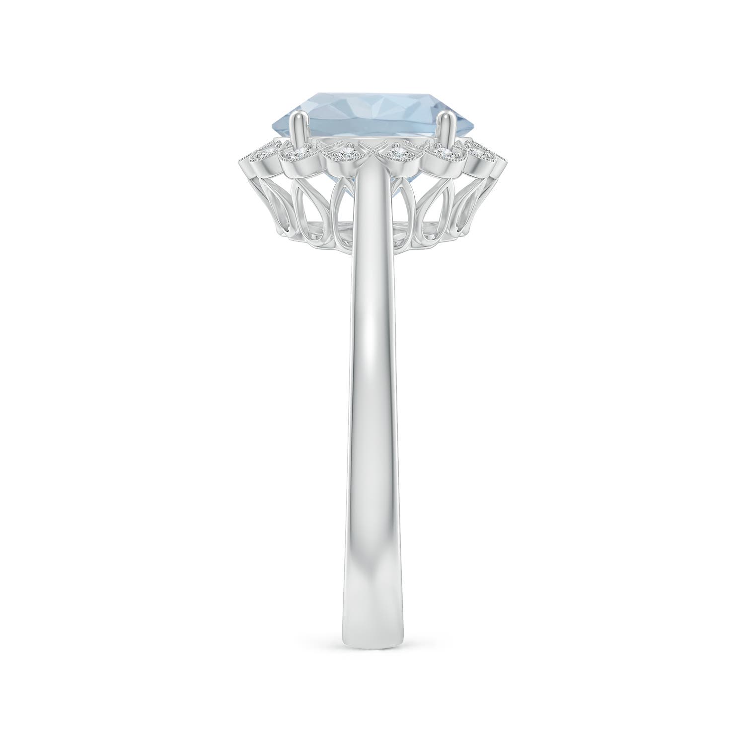 A - Aquamarine / 2.37 CT / 14 KT White Gold