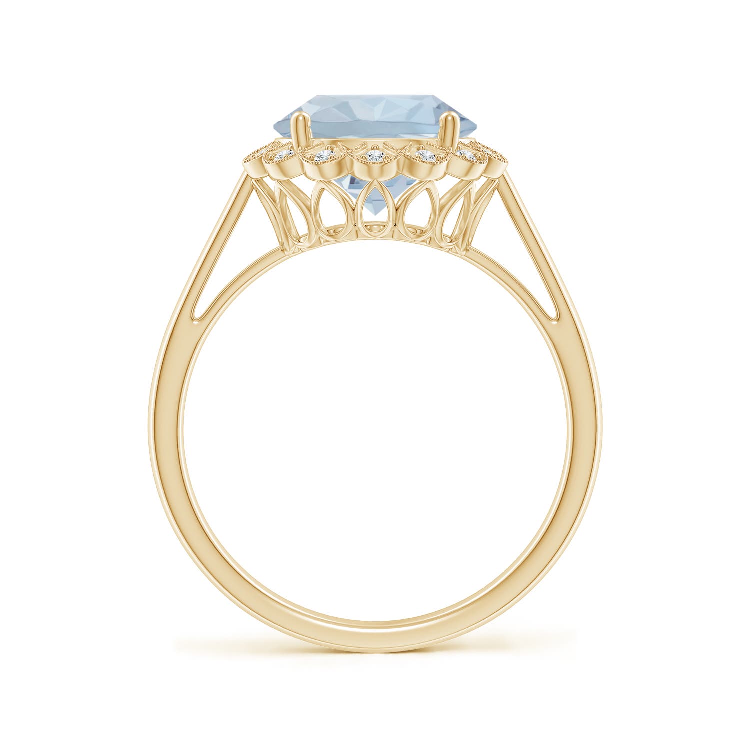 A - Aquamarine / 2.37 CT / 14 KT Yellow Gold