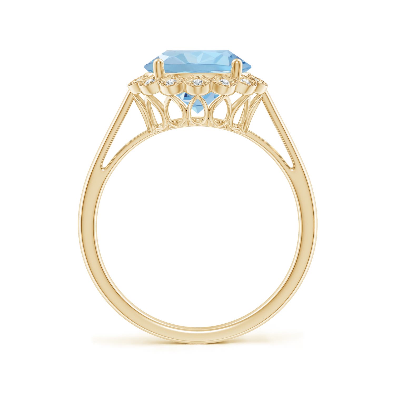 AAA - Aquamarine / 2.37 CT / 14 KT Yellow Gold