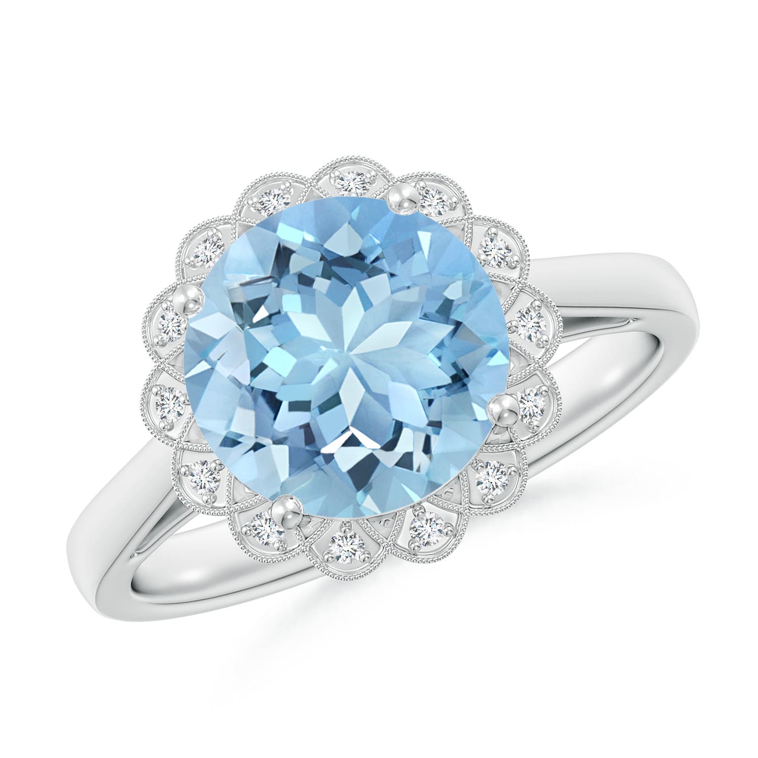 AAAA - Aquamarine / 2.37 CT / 14 KT White Gold