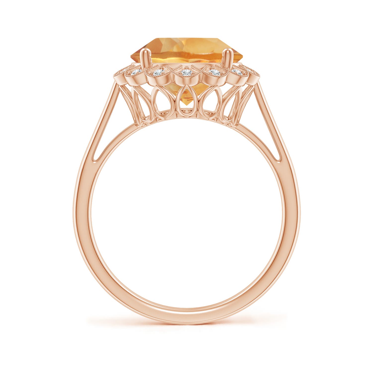 A - Citrine / 3.28 CT / 14 KT Rose Gold