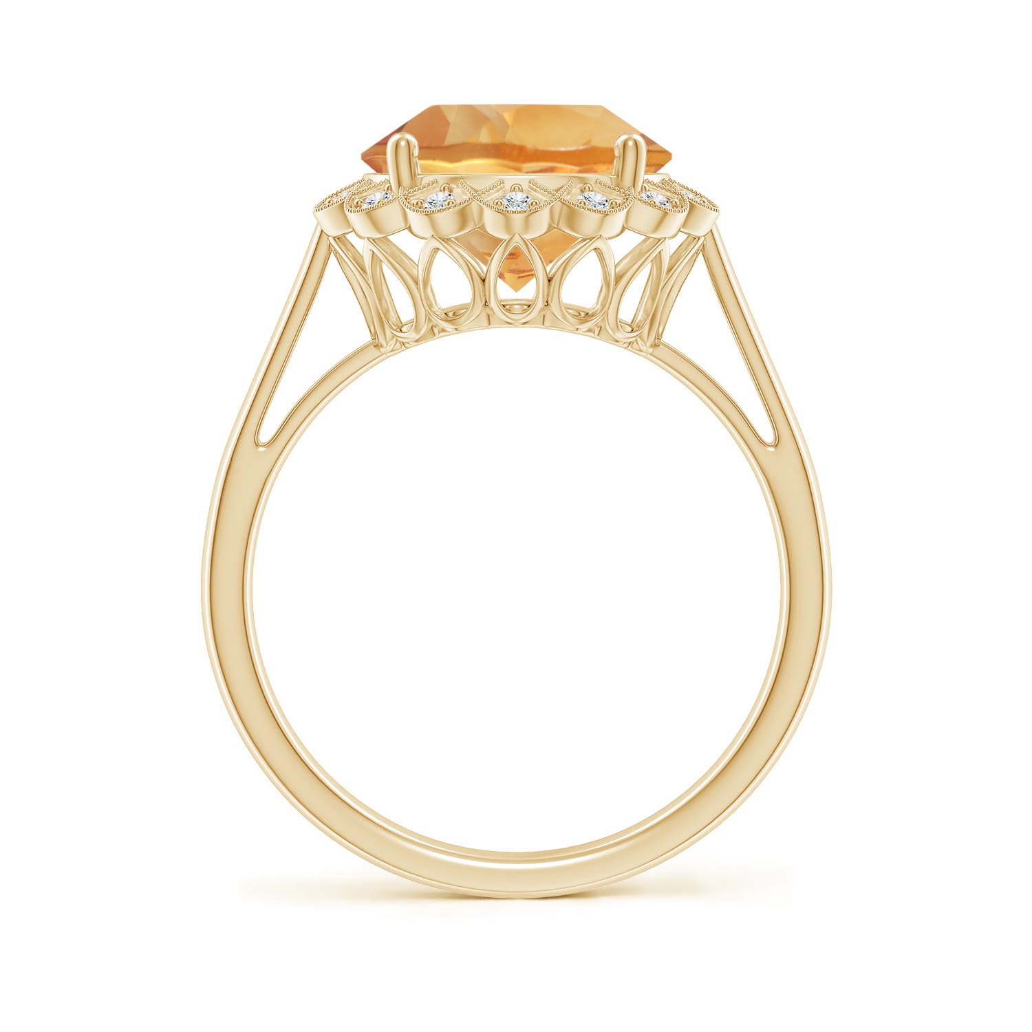 A - Citrine / 3.28 CT / 14 KT Yellow Gold