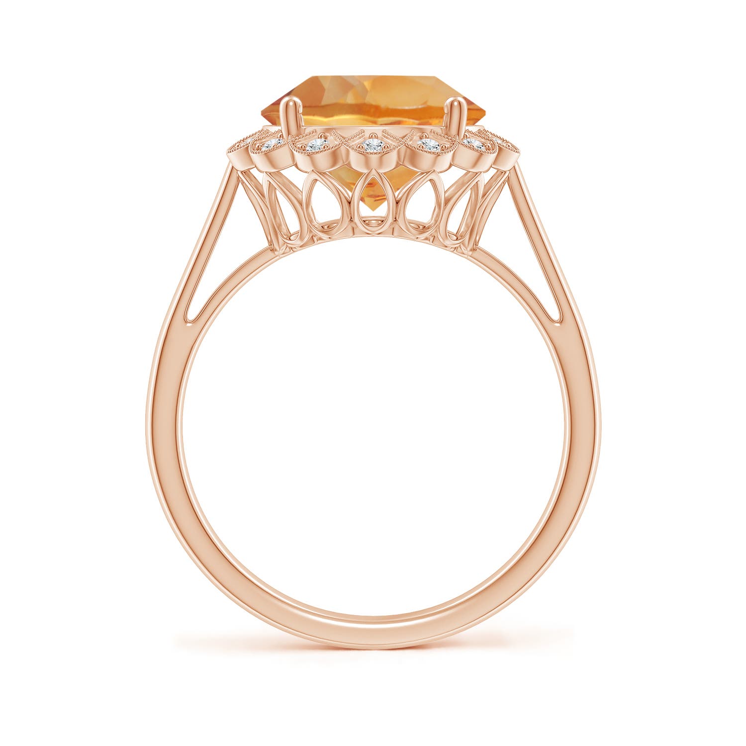 AA - Citrine / 3.28 CT / 14 KT Rose Gold