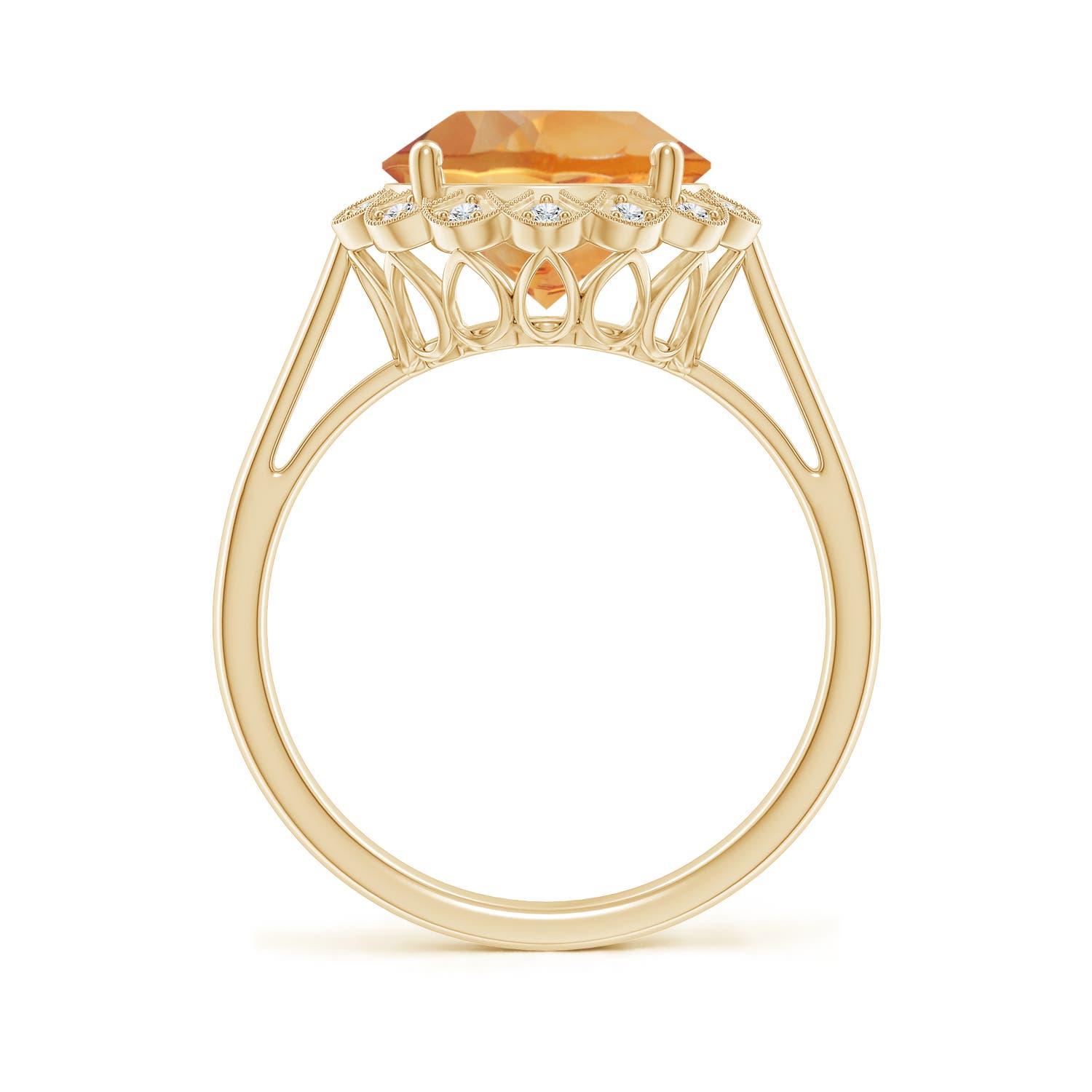 AA - Citrine / 3.28 CT / 14 KT Yellow Gold