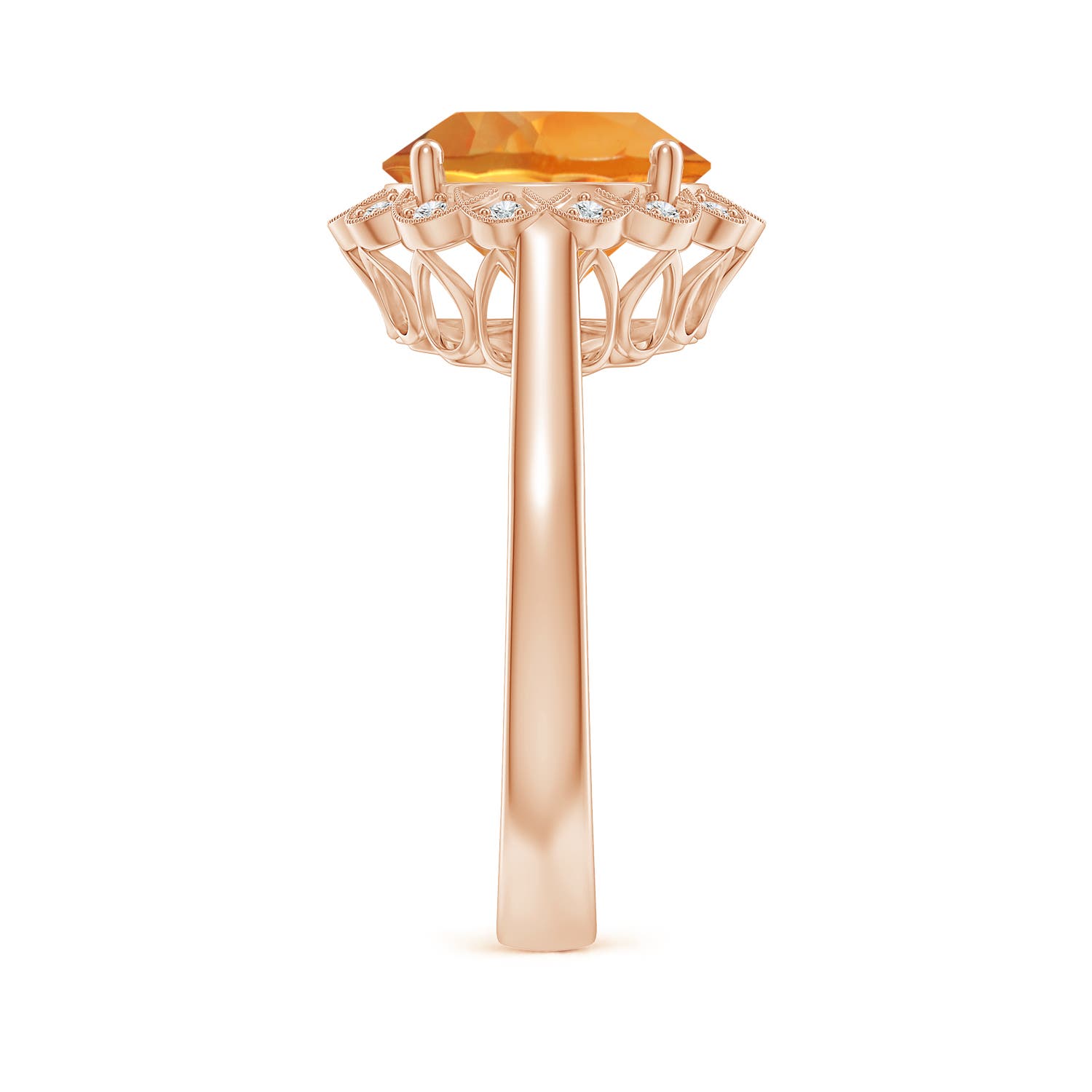 AAA - Citrine / 3.28 CT / 14 KT Rose Gold