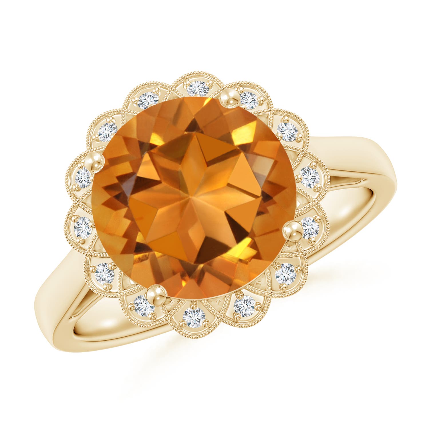 AAA - Citrine / 3.28 CT / 14 KT Yellow Gold