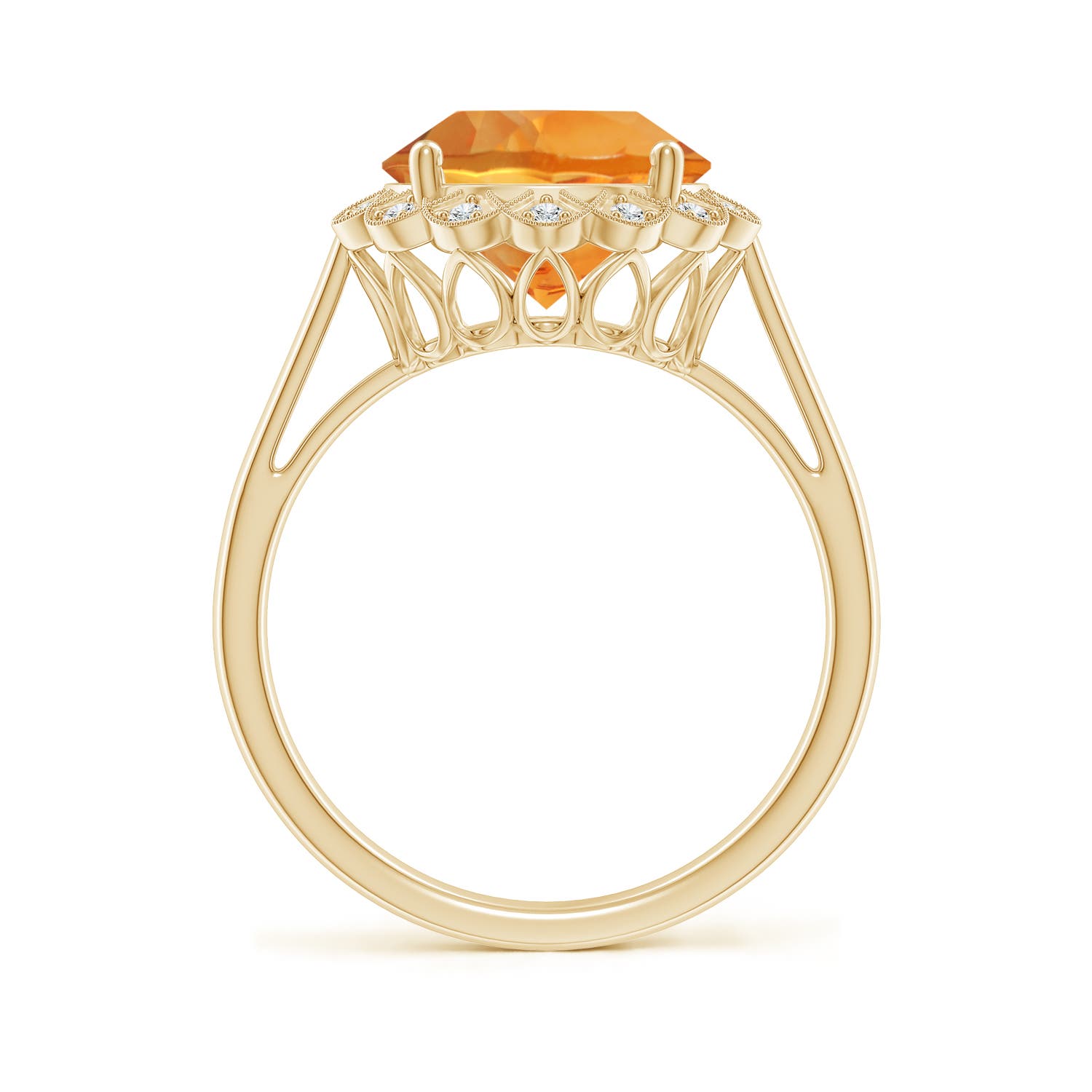 AAA - Citrine / 3.28 CT / 14 KT Yellow Gold