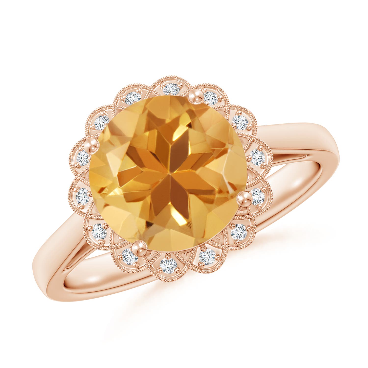 A - Citrine / 2.17 CT / 14 KT Rose Gold