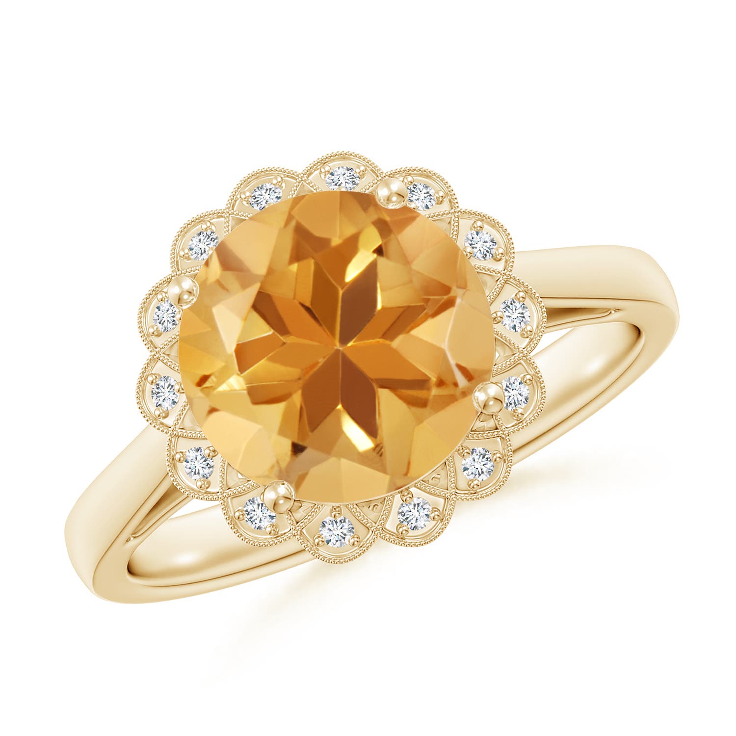 A - Citrine / 2.17 CT / 14 KT Yellow Gold