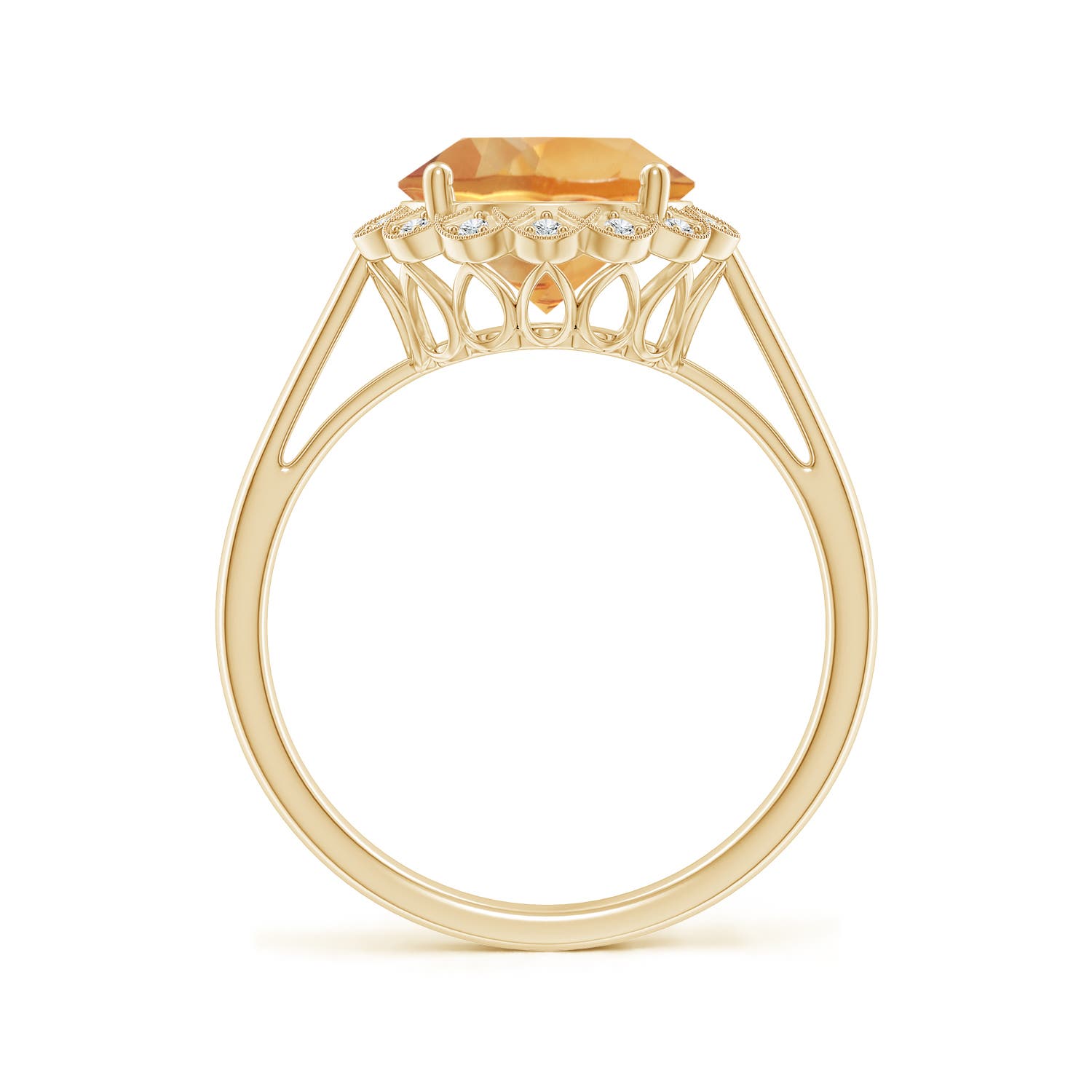 A - Citrine / 2.17 CT / 14 KT Yellow Gold