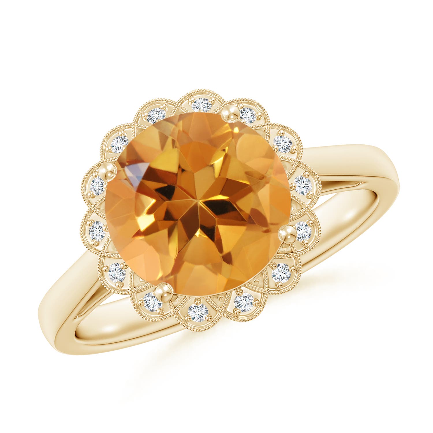 AA - Citrine / 2.17 CT / 14 KT Yellow Gold