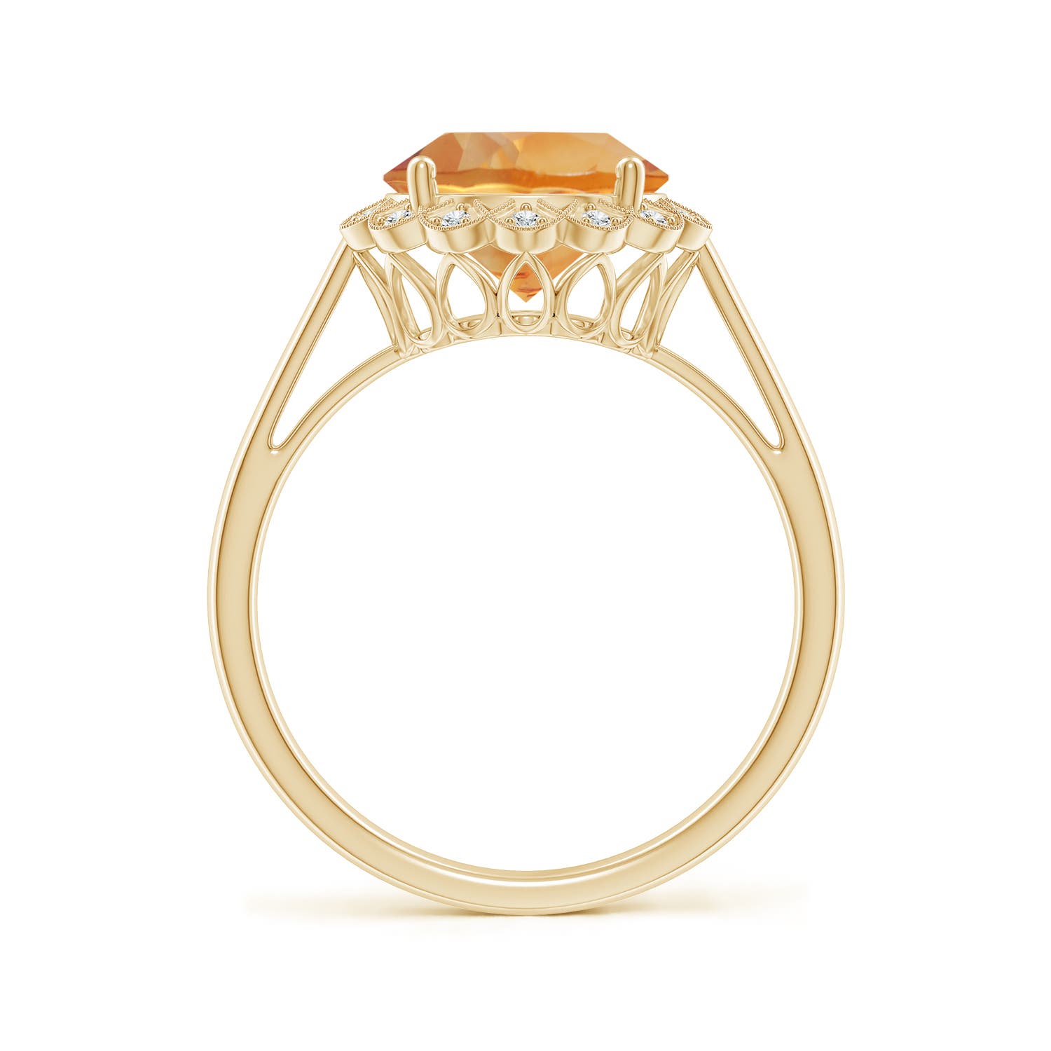 AA - Citrine / 2.17 CT / 14 KT Yellow Gold