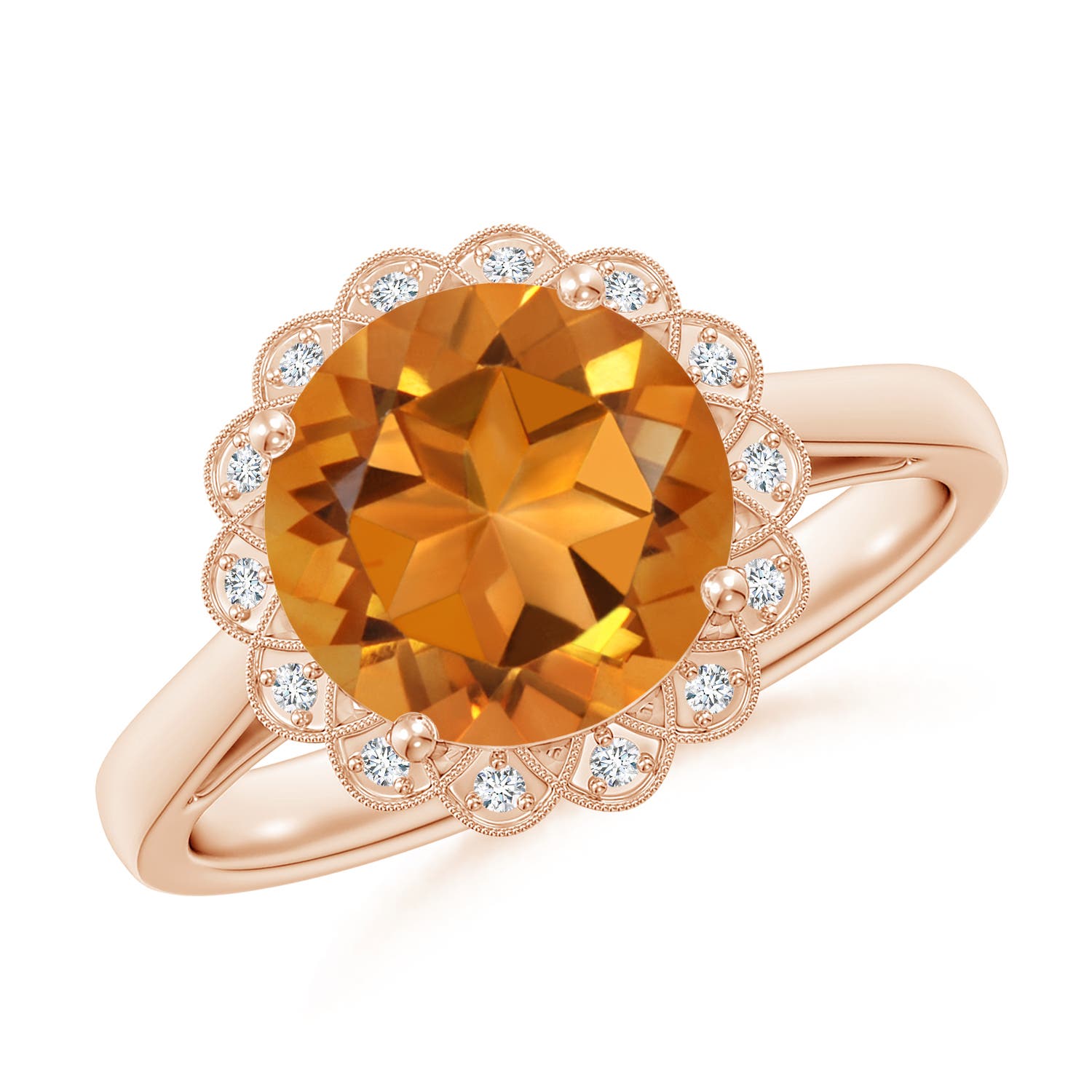 AAA - Citrine / 2.17 CT / 14 KT Rose Gold