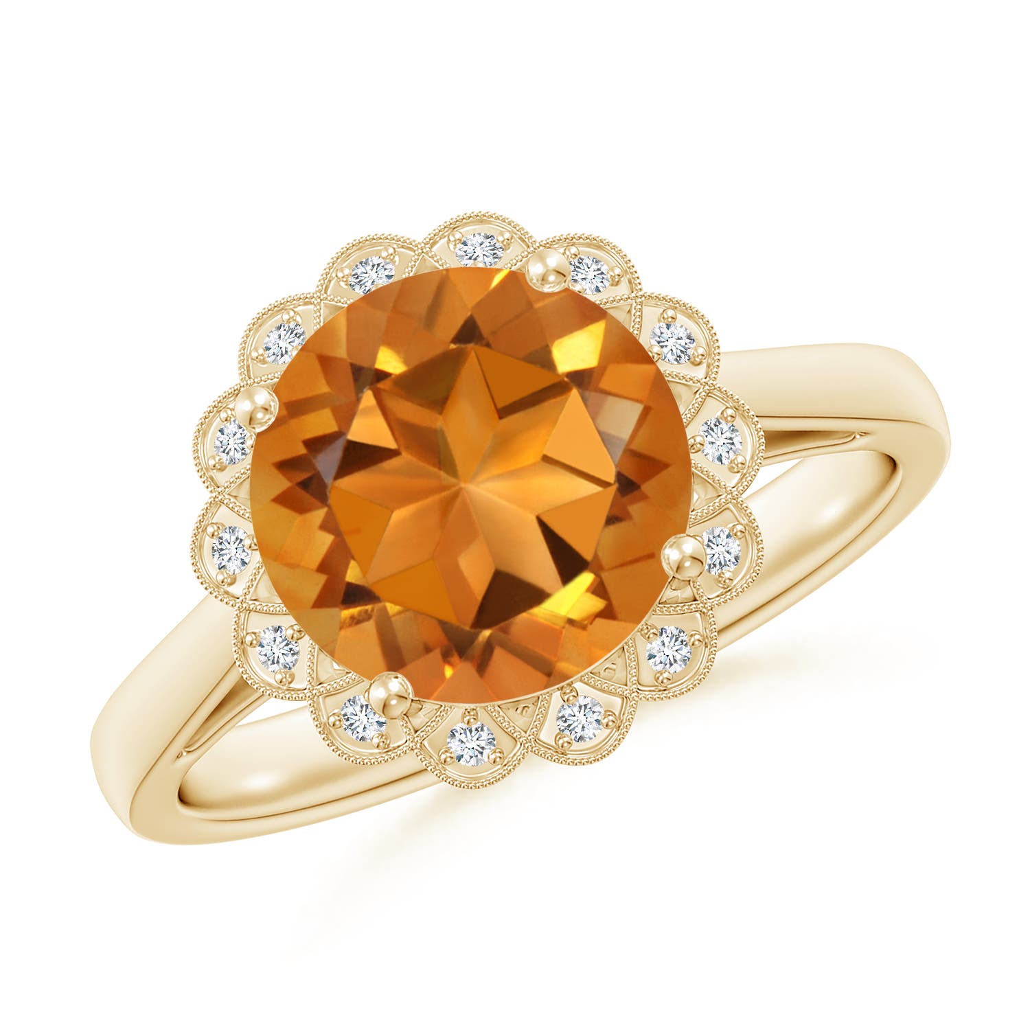 AAA - Citrine / 2.17 CT / 14 KT Yellow Gold