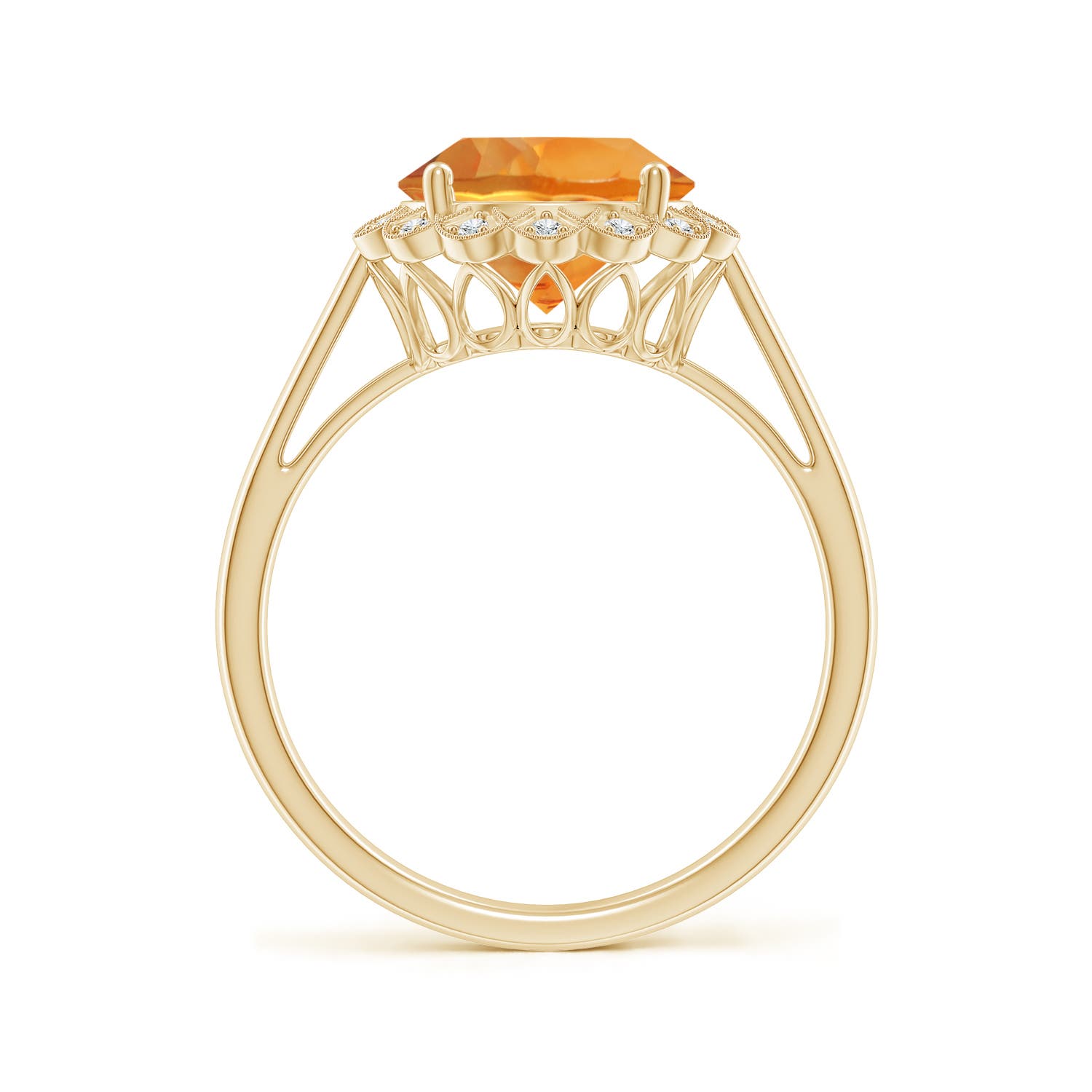 AAA - Citrine / 2.17 CT / 14 KT Yellow Gold