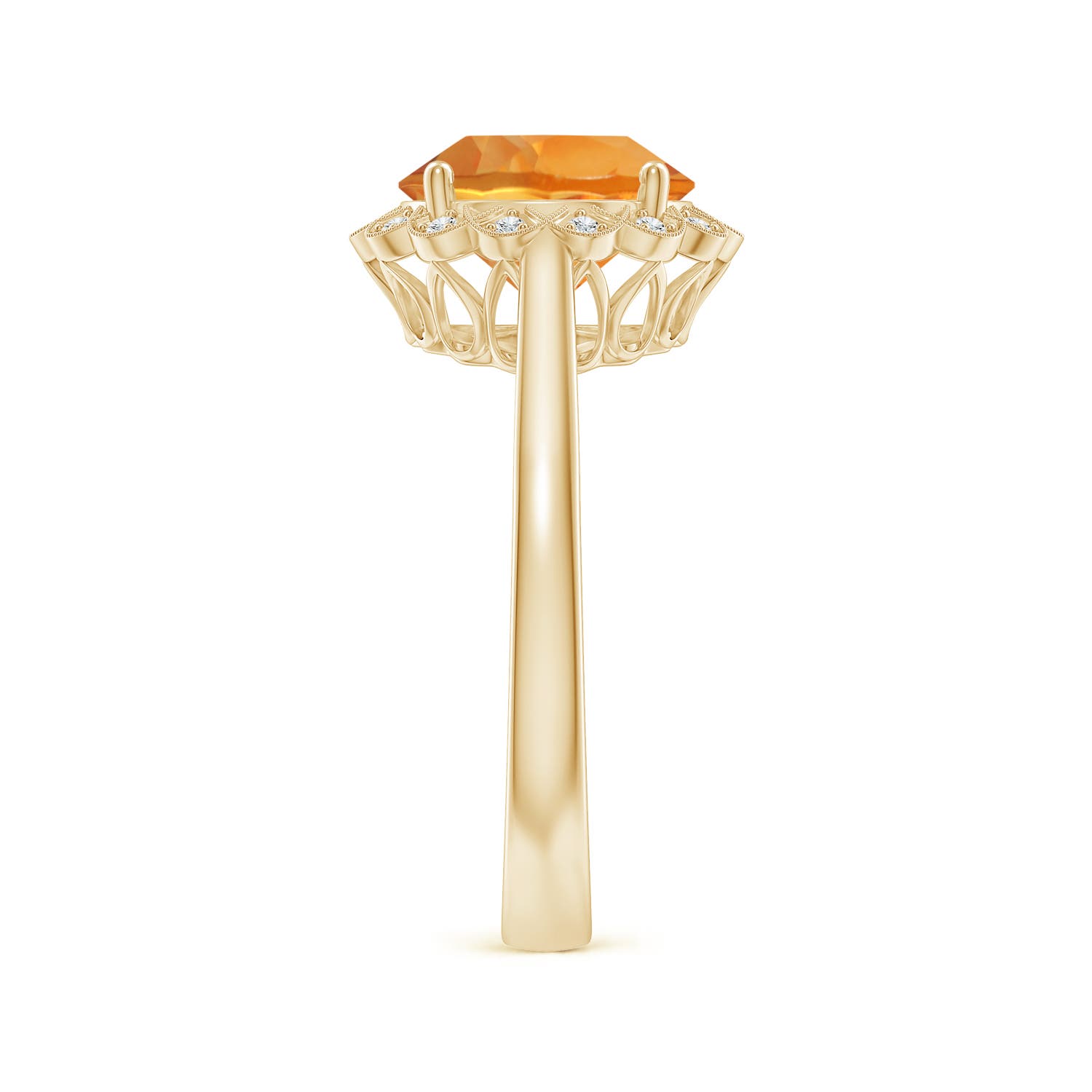 AAA - Citrine / 2.17 CT / 14 KT Yellow Gold