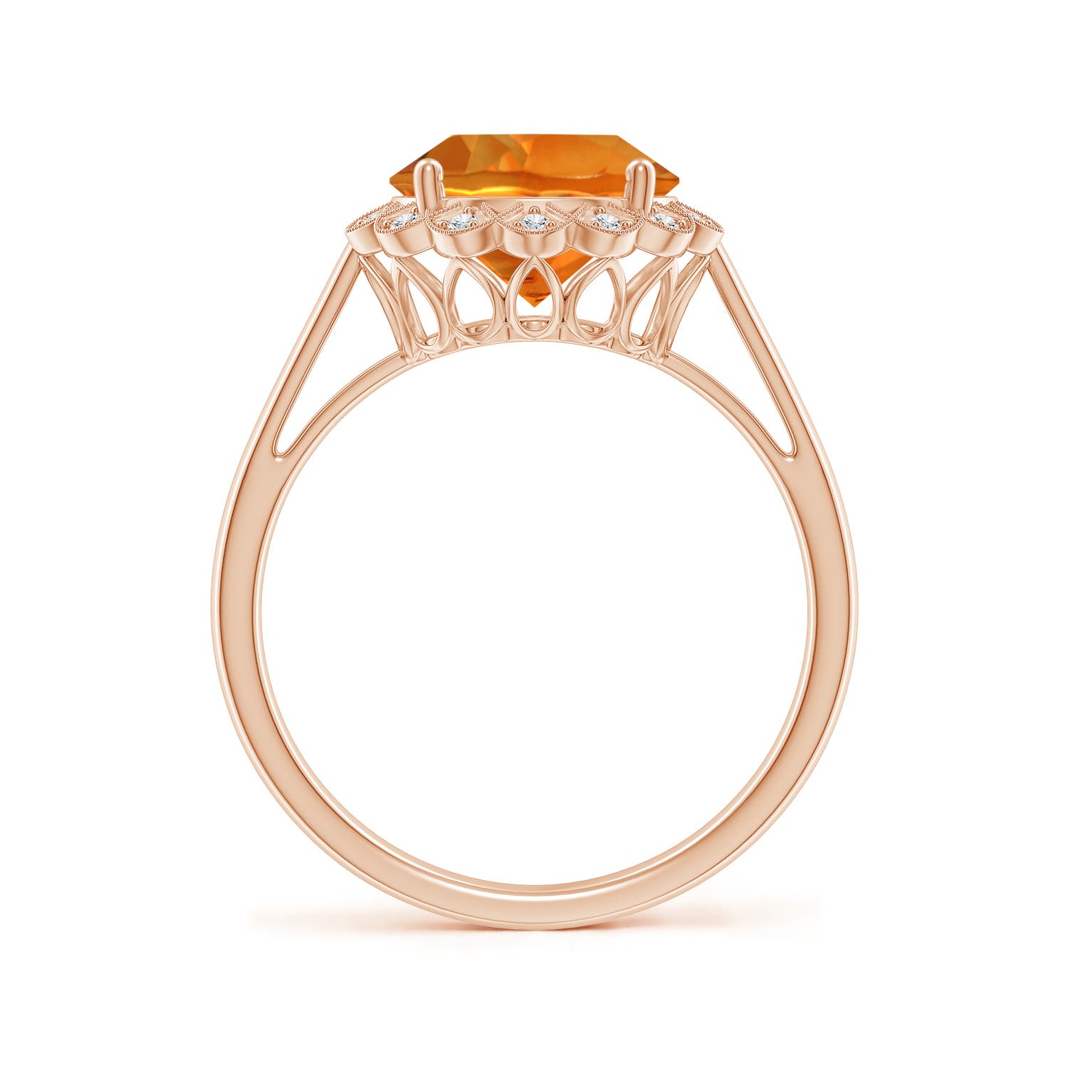 AAAA - Citrine / 2.17 CT / 14 KT Rose Gold