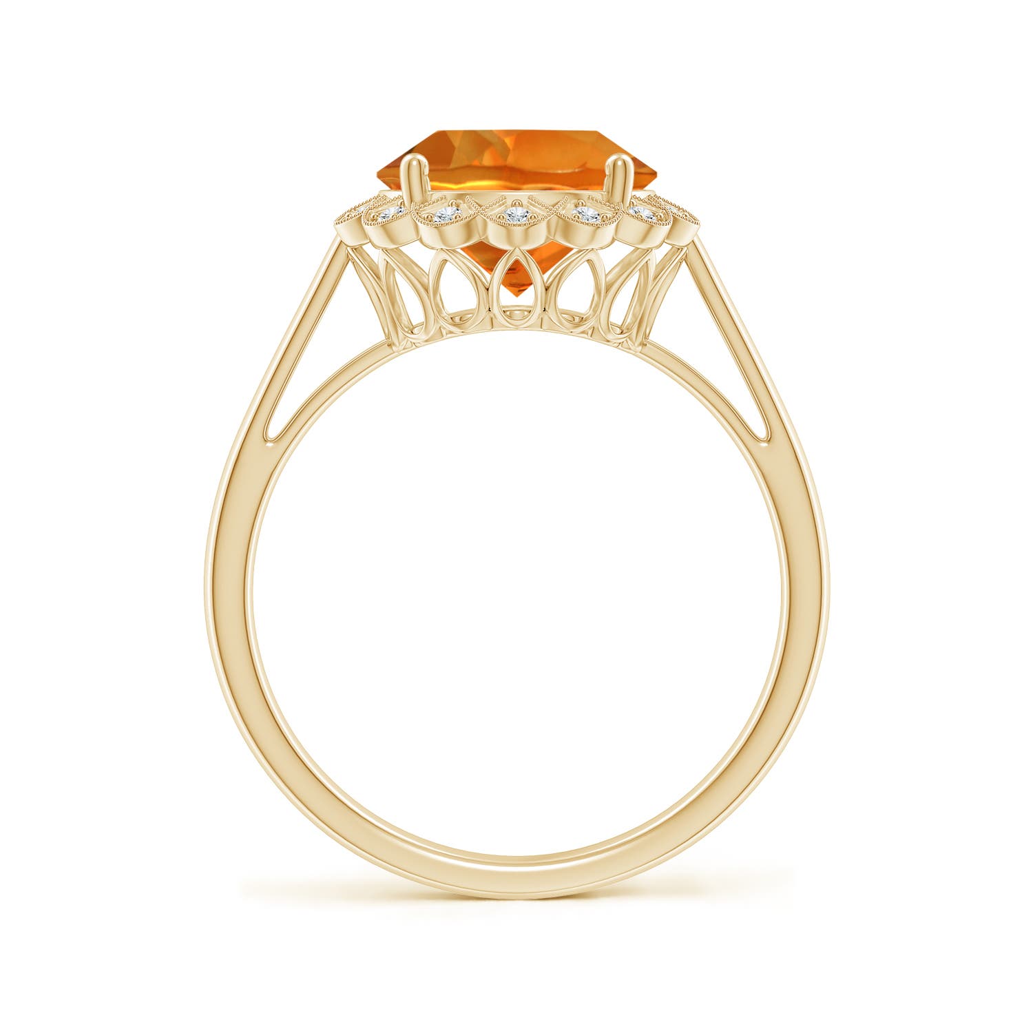 AAAA - Citrine / 2.17 CT / 14 KT Yellow Gold