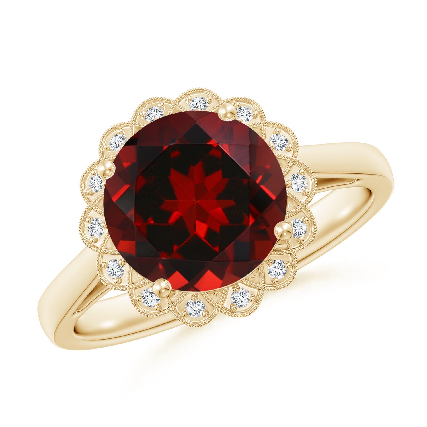 AAAA - Garnet / 3.27 CT / 14 KT Yellow Gold