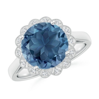 Round A London Blue Topaz