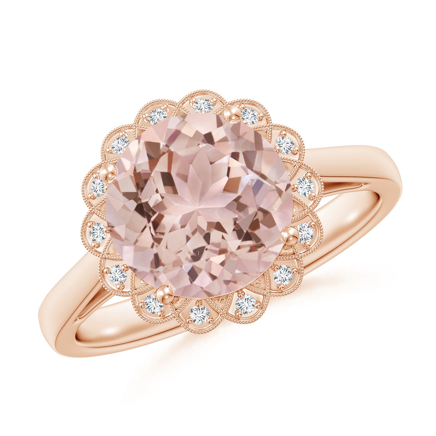 AAA - Morganite / 3.07 CT / 14 KT Rose Gold