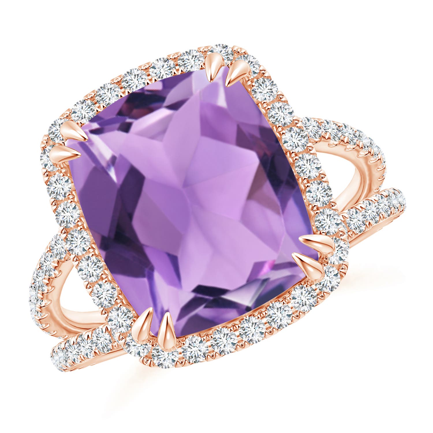 A - Amethyst / 5.42 CT / 14 KT Rose Gold