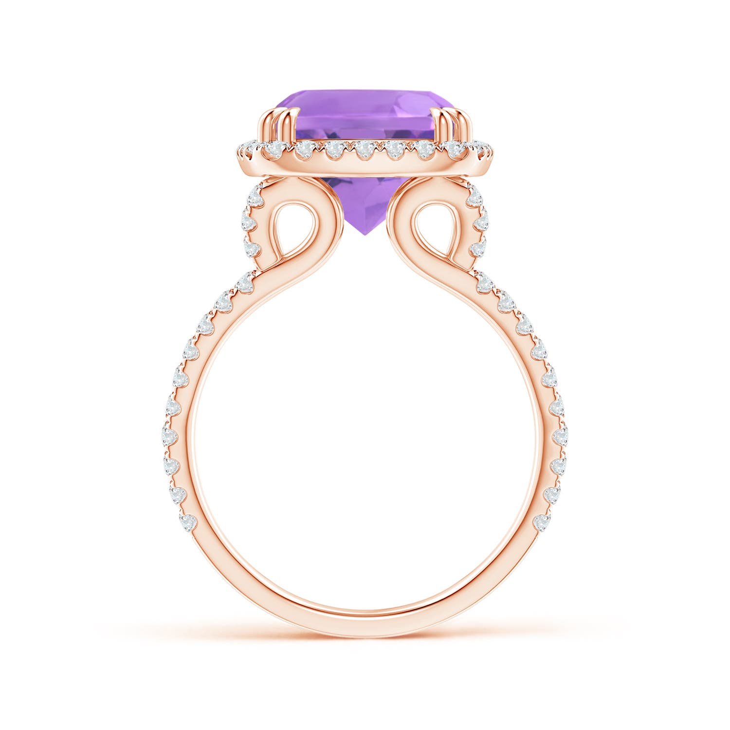 A - Amethyst / 5.42 CT / 14 KT Rose Gold