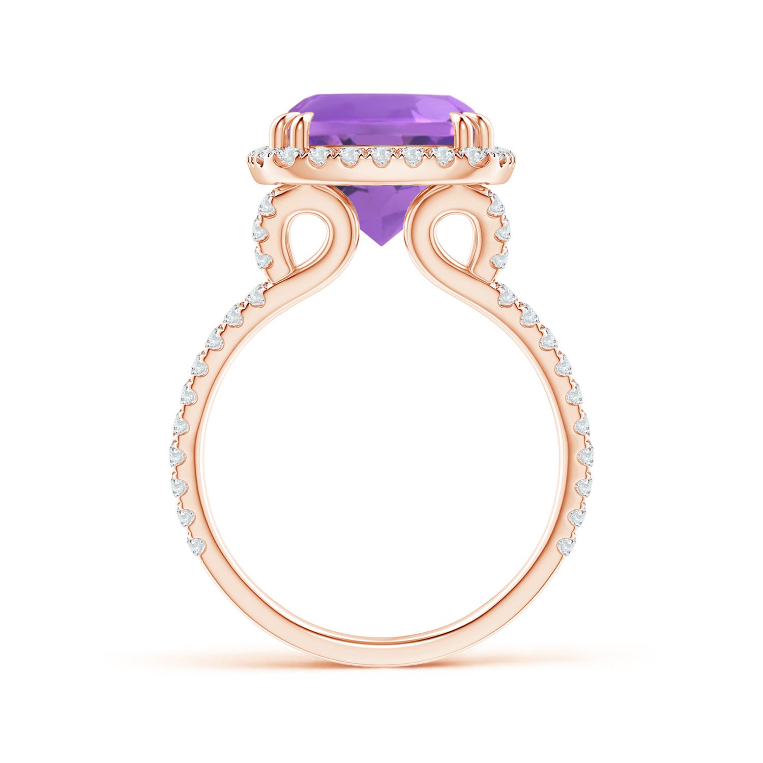 AA - Amethyst / 5.42 CT / 14 KT Rose Gold