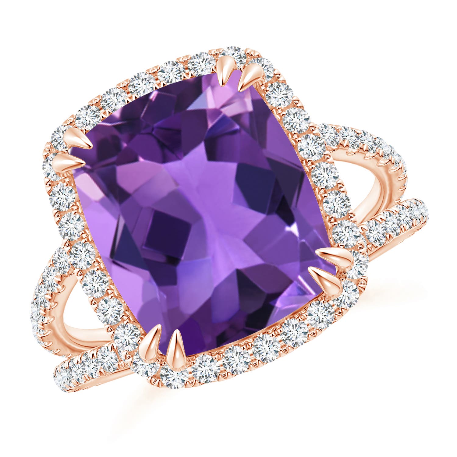 AAA - Amethyst / 5.42 CT / 14 KT Rose Gold