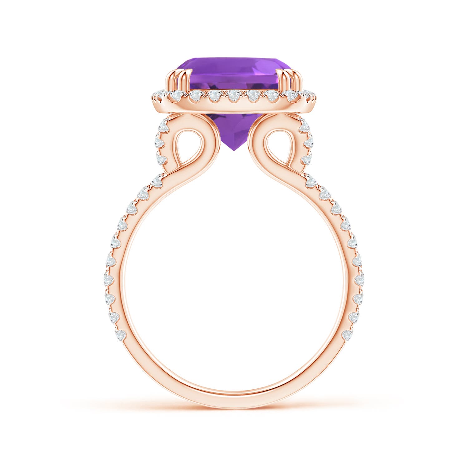 AAA - Amethyst / 5.42 CT / 14 KT Rose Gold