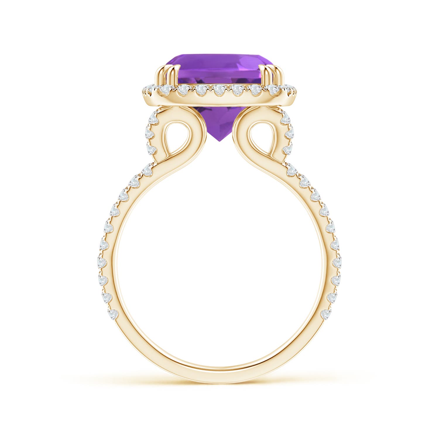 AAA - Amethyst / 5.42 CT / 14 KT Yellow Gold